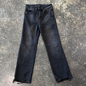 Women's High Rise Black Jeans